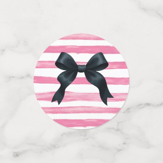Sweet Southern Birthday Bow Confetti - Editable (Petit recto)