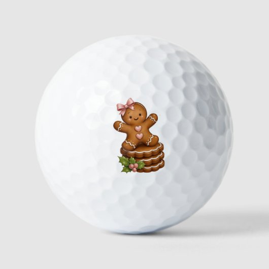 Sweet, Spicy and Stacked! Gingerbread Golfballen (Voorkant)