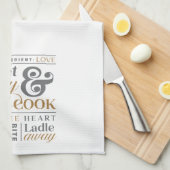 Sweet & Spicy Cook Funny Cooking Theedoek (Quarter Fold)