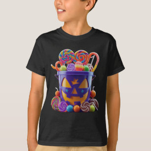 Sweet & Spooky – Halloween Snoep emmer T-shirt