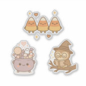 Sweet & Spooky Kawaii Sticker (Voorkant)