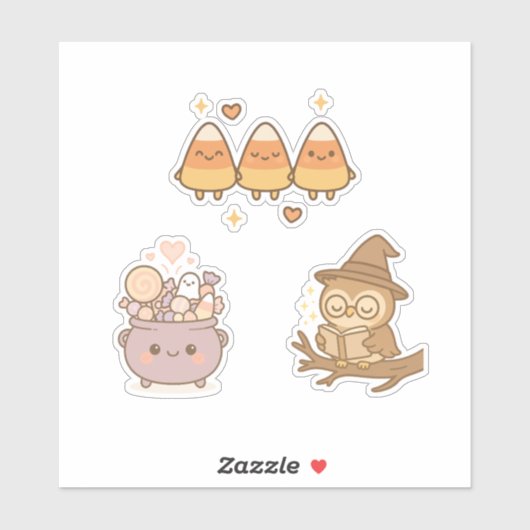 Sweet & Spooky Kawaii Sticker (Vel)