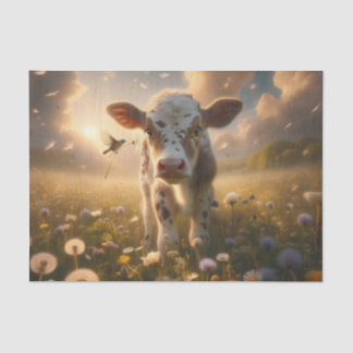 Sweet Spring Calf Decoupage Papier | boerderij