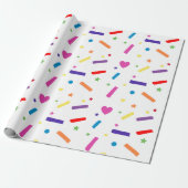 Sweet Sprinkle verjaardagsfeestje thema Cadeaupapier (Uitgerold)