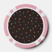 Sweet Sprinkles Poker Chips (Chocolade Bruin) (Achterkant)