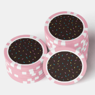 Sweet Sprinkles Poker Chips (Chocolade Bruin)