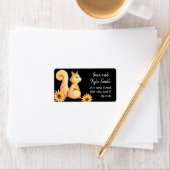 Sweet Squirrel aangepaste Adresetiketten Etiket (Insitu)