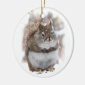 Sweet Squirrel Keramisch Ornament (Links)