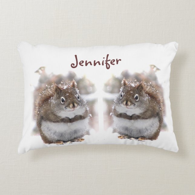 Sweet Squirrels Accent Pillow Kussen (Voorkant)