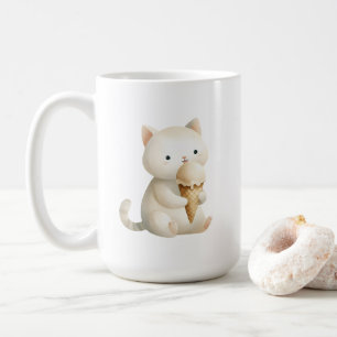 Sweet Start Coffee Mok Kitty Cat met ijsje