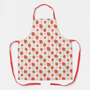 Sweet Strawberries & Hearts Schort