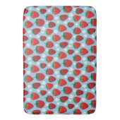 Sweet Strawberries Pattern Badmat (Voorkant Verticaal)