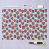 Sweet Strawberries Pattern Tissuepapier (Craft)