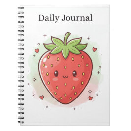 Sweet Strawberry Daily Journal Notitieboek
