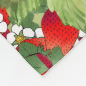 Sweet Strawberry Dreams Blanket Fleece Deken (Hoek)