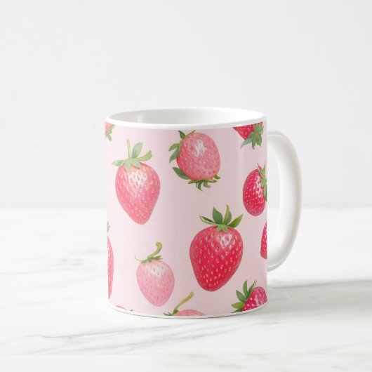 Sweet Strawberry Garden Mugs (Devant droit)