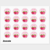 Sweet Strawberry Stickers Envelope Seals (Vel)