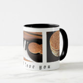Sweet Stroopwafel Piano Mug — Cadeau pour maman (Devant droit)