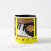 Sweet Stroopwafel Piano Mug — Cadeau pour maman (Centre)