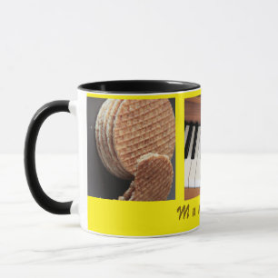 Sweet Stroopwafel Piano Mug — Cadeau pour maman