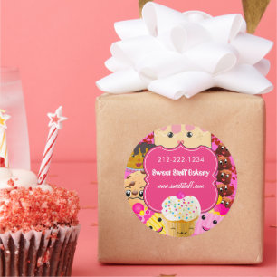 Sweet Stuff Snoep Cookies en Cupcake Sticker