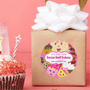 Sweet Stuff Snoep Cookies en Cupcake Sticker