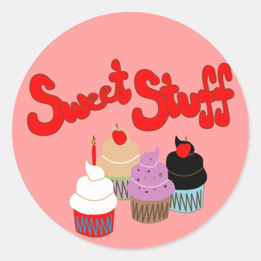 Sweet Stuff Sticker (Voorkant)