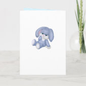 Sweet Stuffé Bunny Boys Anniversaire Nom Carte d'â (Dos)