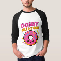 Sweet & Stylish - Joli T-shirt graphique Donut