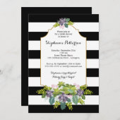 Sweet Succulent Floral Garden Vrijgezellenfeest Kaart (Voorkant / Achterkant)