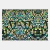Sweet Succulent Wrapping Paper Sheets (Voorkant 3)