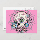 Sweet Sugar Skull Briefkaart (Voorkant / Achterkant)