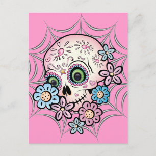 Sweet Sugar Skull Briefkaart