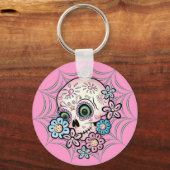Sweet Sugar Skull Sleutelhanger (Voorkant)