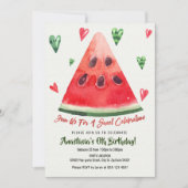 Sweet, Summer Fun, Watermelon Birthday Kaart (Voorkant)