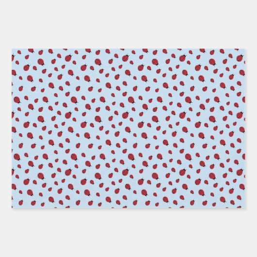 Sweet Summer Ladybugs Ensemble de papier d'envelop (Devant 2)