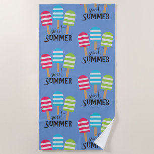 Sweet Summer Popsicles Strandlaken