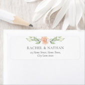 Sweet Summer Rozen adreslabel Etiket (Insitu)