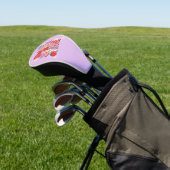 Sweet Summer Time Coquette Aardbei Retro Beach Golfheadcover (Insitu)