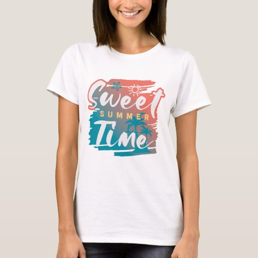 Sweet Summer Time T-shirt (Voorkant)