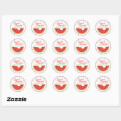 Sweet Summer Watermelon Merci Stickers (Feuille)