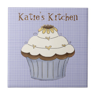Sweet Sunflower Cupcake Tegel Tegeltje