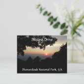 Sweet Sunset Briefkaart (Staand voorkant)