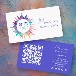 Sweet Sunshine Rainbow Boho Elegant Sociaal Icoon  Visitekaartje