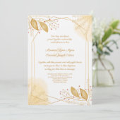 Sweet Surrender huwelijksuitnodiging Kaart (Staand voorkant)