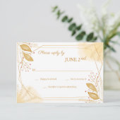 Sweet Surrender RSVP-kaarten Kaart (Staand voorkant)