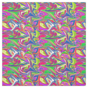 Sweet Swirls: The Bubblegum Marble Delight beroemd Stof