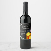 Sweet Tea Baby shower Gift Wijn Etiket (Voorkant)