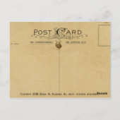 Sweet Tea Eau de Cologne  Label Briefkaart (Achterkant)