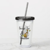 Sweet Tea en Sunshine Acryl Drinkbeker (Achterkant)